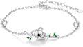 wholesale 925 Sterling Silver Koala Charm Bracelet for Women Adjustable Animal s-0-0