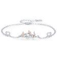 wholesale 925 Sterling Silver Cute Axolotl Charm Bracelet-0-0