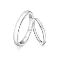 TOUPOP 925 Sterling Silver/10k/14k/18k Gold Moissanite Couples Rings Set-0-0
