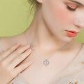 TOUPOP Sterling Silver Heart Initial A-Z Letter Pendant Necklace-0-1