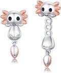 wholesale 925 Sterling Silver Cutie Dog Axolotl Dangle Drop Stud Earrings for Women Girls Hypoallergenic  Idea-0-0