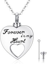 wholesale 925 Sterling Silver Forever in My Heart Tree of Life Cremation Jewelry Urn Pendant Necklace-Snake Urn