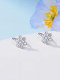 wholesale Sterling Silver Sunflwoer/snowflake Leverback Earrings Drop Dangle Jewelry For Women -0-3