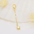 wholesale 14K Gold (Au585) Hypoallergenic Nickel-Free Extension Chain 1/2/3 Inch with Lobster Clasp-0-2