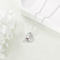 wholesale 925 Sterling Silver Cross & Ladybug Pendant Necklaces for Women and Girls - Mother Daughter  Set-0-3