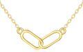 wholesale 14K Gold Infinity Link Chain Minimalist Jewelry for Sisters and Families-0-0