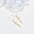 wholesale 925 Sterling Silver Cross Earrings-0-1