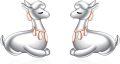 wholesale 925 Sterling Silver Sheep Stud Earrings - Adorable Animal  for Her-0-0