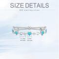 wholesale Sterling Silver 12 Gemstone Infinity Love Birthstone Bracelet Heart Cut Adjustable for Women Mother Daughter Wife-0-1