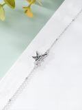 wholesale 925 Sterling Silver Hummingbird Adjustable Link Chain Bracelet s for Women/Daughter/Girlfriend-0-3