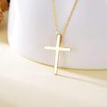 wholesale 14K Gold Classic Cross Pendant Necklace for Women - 16 & 18 Chain-0-2