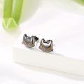 wholesale 925 Sterling Silver Cat Stud Earrings Hypoallergenic s for Women Sister Daughter-0-1