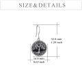 wholesale Sterling Silver Tree of Life Dangle Earrings for Women Girls Jewelry Gifts-0-21