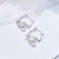 wholesale 925 Sterling Silver Hypoallergenic Scorpion Hoop Earrings for Women Girls Minimalist Animal -0-3