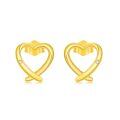TOUPOP 14K Gold Moissanite Ball Round Star Heart Teardrop Love Knot Stud Earrings-0-0