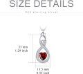 wholesale Sterling Silver Teardrop Urn Necklace for Ashes Men Women-0-5