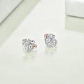 wholesale 925 Sterling Silver Squirrel Stud Earrings Animal  for Women Girls Hypoallergenic Earrings for Sensitive Ears-0-1
