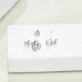 wholesale 925 Sterling Silver Squirrel Stud Earrings Animal  for Women Girls Hypoallergenic Earrings for Sensitive Ears-0-2