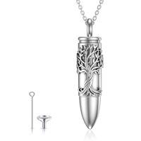 wholesale 925 Sterling Silver Cremation Pendant Necklace-B-Life of Tree