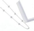 wholesale Gold-Plated 925 Sterling Silver CZ Thin Choker Necklace for Women-0-7