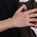 wholesale Sterling Silver Cuban Link 5mm 7mm Curb Chain Bracelet for Men Women-0-9