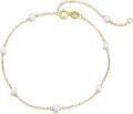 wholesale 14K Yellow Gold Bracelet with 3mm Freshwater Cultured Pearls for Women-0-0