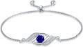 wholesale 925 Sterling Silver Birthstone Bracelet For Women Dainty Infinity Bracelet Fine Jewelry Birthday Christmas Gifts For Her Mom Wife -0-0