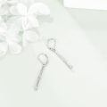 wholesale 925 Sterling Silver Clarinet Drop Earrings For Women Music Lovers Gift-0-2