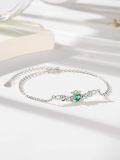 wholesale 925 Sterling Silver Celtic Knot Irish Claddagh Heart Bracelet for Women-0-1