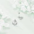 wholesale 925 Sterling Silver Anchor Stud Earrings for Nautical Enthusiasts-0-2