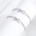 wholesale 925 Sterling Silver Infinity Love Faith Jesus Adjustable Bracelet for Women Christian Gifts-0-2