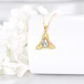 wholesale 14K Gold Celtic Knot Pendant Necklace - Irish  for Women-0-2