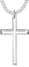 wholesale 925 Sterling Silver Cross Pendant Chain Set-0-0