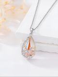 wholesale 925 Sterling Silver Moonstone Book Lover Necklace for Women Graduation -0-2