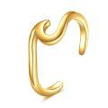 wholesale Gold S-Shaped Non-Piercing Ear Wrap Earring for Women-0-0