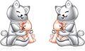 wholesale 925 Sterling Silver Cat & Dog Stud Earrings - Adorable Pet  for Her-0-0