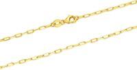 wholesale 14K Yellow Gold Durable Strong Real Cuban Link Curb Chain 0 8 2 6mm-16inch 1.7mm Paper Clip