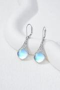 wholesale Sterling Silver Celtic Teardrop Drop Earrings Jewelry Gifts for Women-0-9