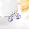 wholesale Sterling Silver Austrian Crystal Hypoallergenic Leverback Earrings Women s Gift-0-14