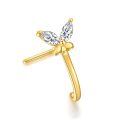 wholesale 14k Gold Flower Earring Wholesale With Cubic Zirconia-0-0