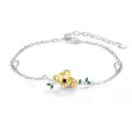 wholesale 925 Sterling Silver Koala Charm Bracelet Wholesale for Women Adjustable Animal s-0-0