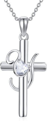 wholesale Sterling Silver A Z 26 Letter Alphabet Pendant Necklace for Women-25-Y