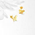 wholesale 14K Gold Palm Tree Crystal Ear Cuffs for Women-0-1