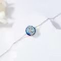 TOUPOP Sterling Silver Blue Crystal Evil Eye Hamsa Tree Of Life Bracelet-0-4