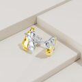 wholesale Silver 925 Sterling Silver Animal Stud Earrings Dog Penguin Gold Plated  for Women Girls-0-5