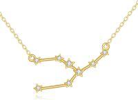 wholesale 14K Gold Star Constellation Pendant Necklace for Women-Taurus Gold