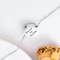 TOUPOP Sterling Silver Suflower Rose Paw Print Urn Cremation Bracelet-0-2