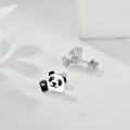 wholesale 925 Sterling Silver Green Enamel Frog Stud Earrings Animal s for Women Girls-0-15