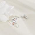 wholesale 925 Sterling Silver Adorable Rabbit Heart Earrings-0-3