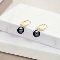 wholesale Sterling Silver Pearl Leverback Dangle Earrings for Women Gifts - Rhodium Plated-0-29